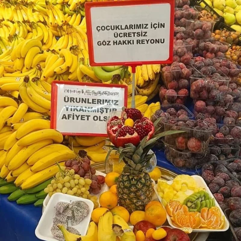 İstanbul'da Marketten 'Göz Hakkı Reyonu' Uygulaması!