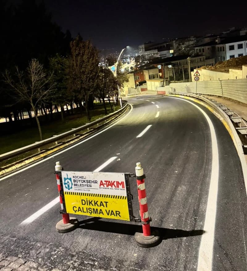 Kocaeli Santral Rampası'ndaki Çalışmalar Tamamlandı!