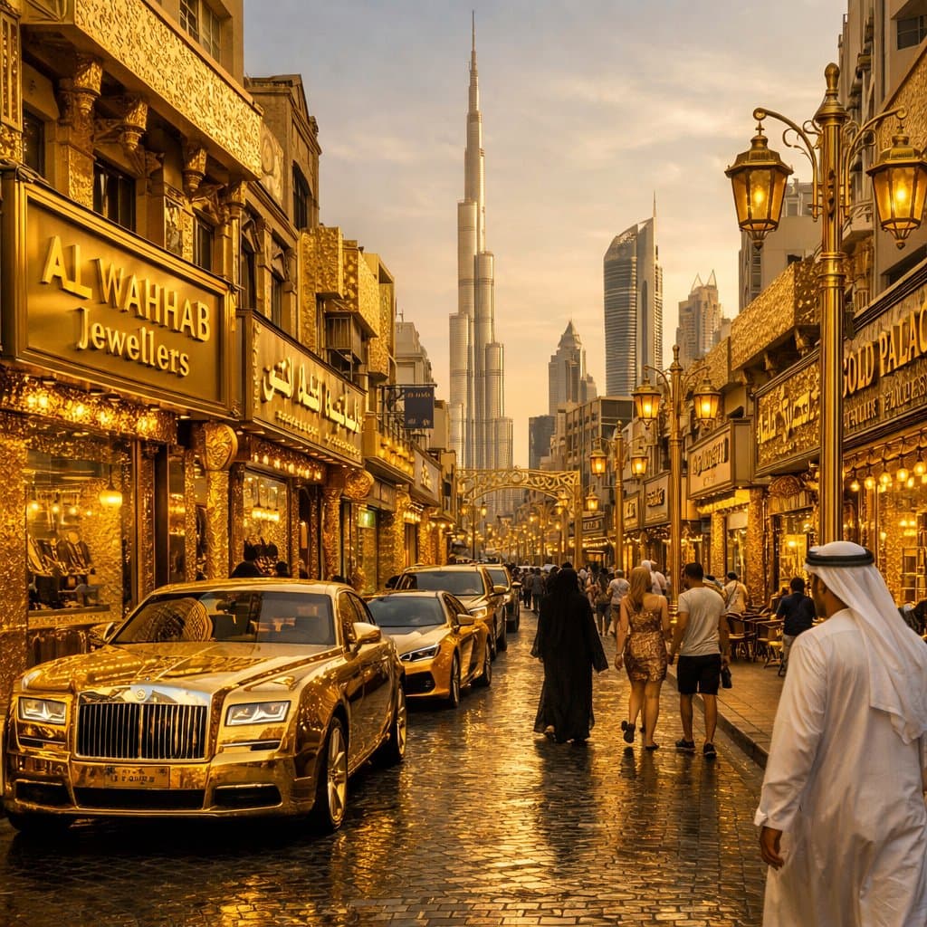 Dubai'de Altın Sokak İnşa Edilecek!