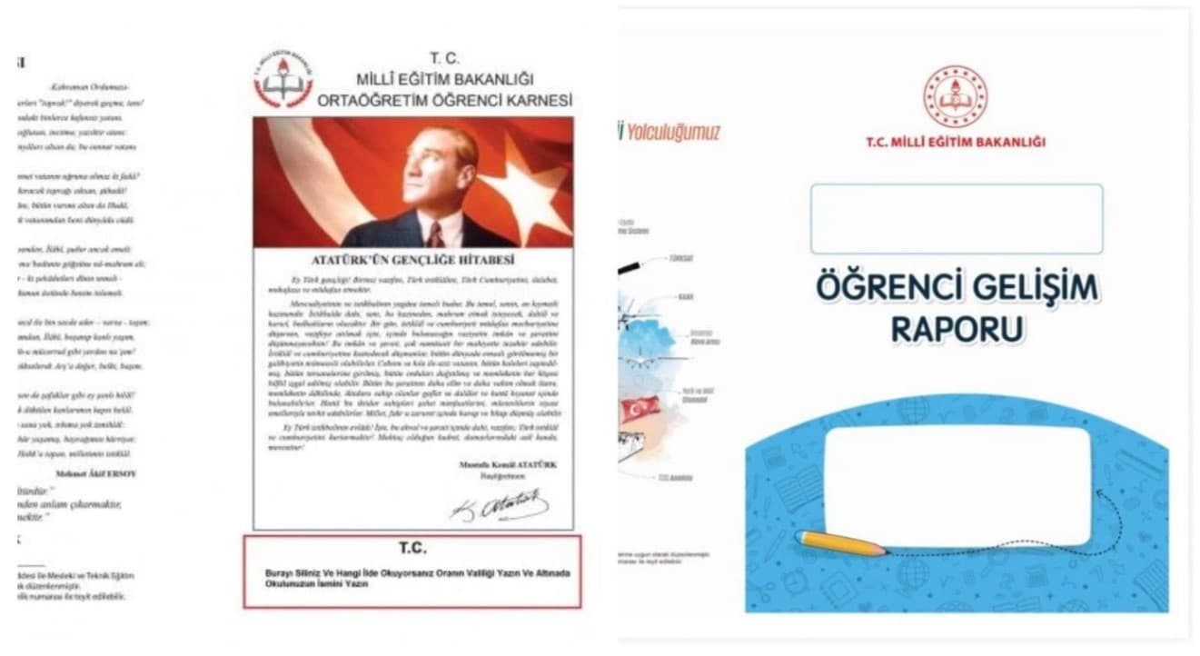 Milli Eğitim'den Karne Değişikliği!