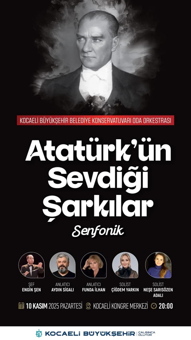 Kocaeli'de Oda Orkestrası, Büyük Önder İçin Çalacak!