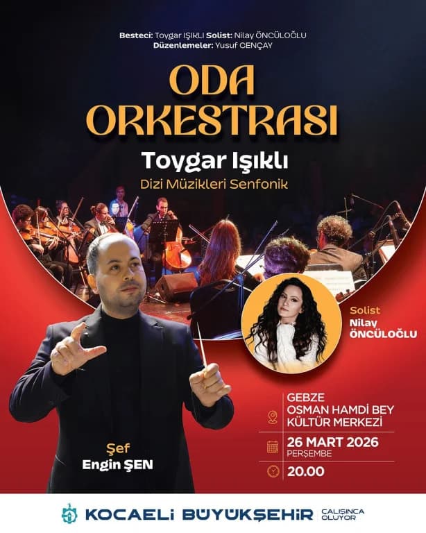 Dizi Müzikleri Konseri Gebze'de