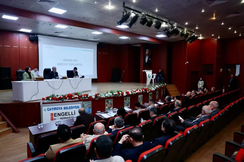 Çayırova'da yılın son meclis toplantısı yapıldı!