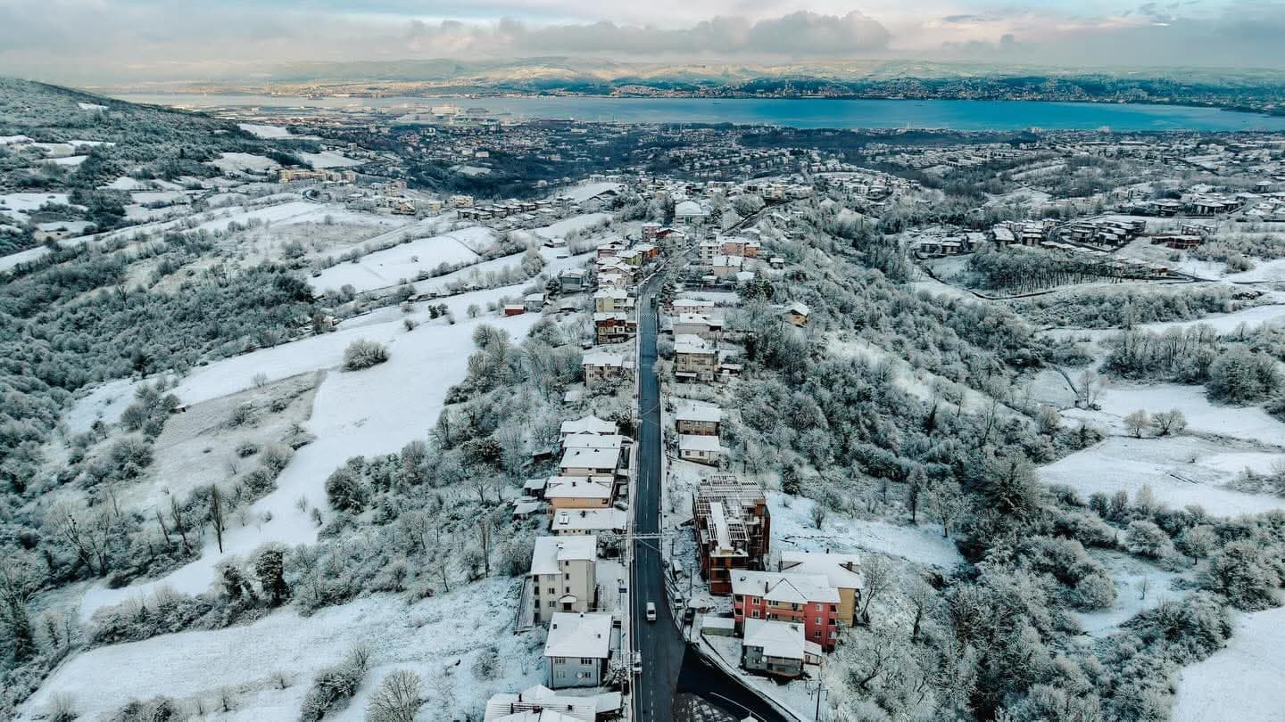 Kocaeli'de Kar Yağışı Etkisini Artırdı!