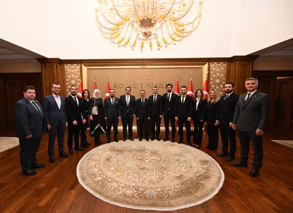 İMO Kocaeli Şubesi'nden Vali Aktaş'a ziyaret