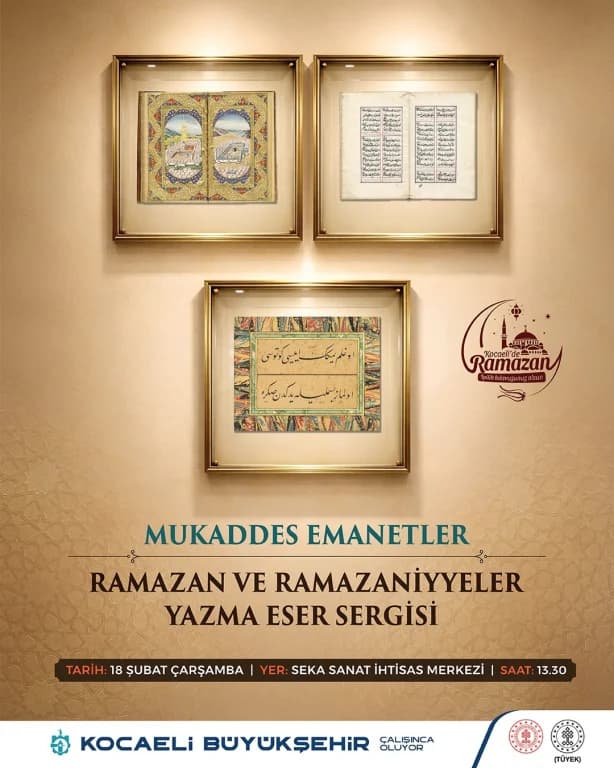 Mukaddes emanetler sanatseverlerle buluşuyor