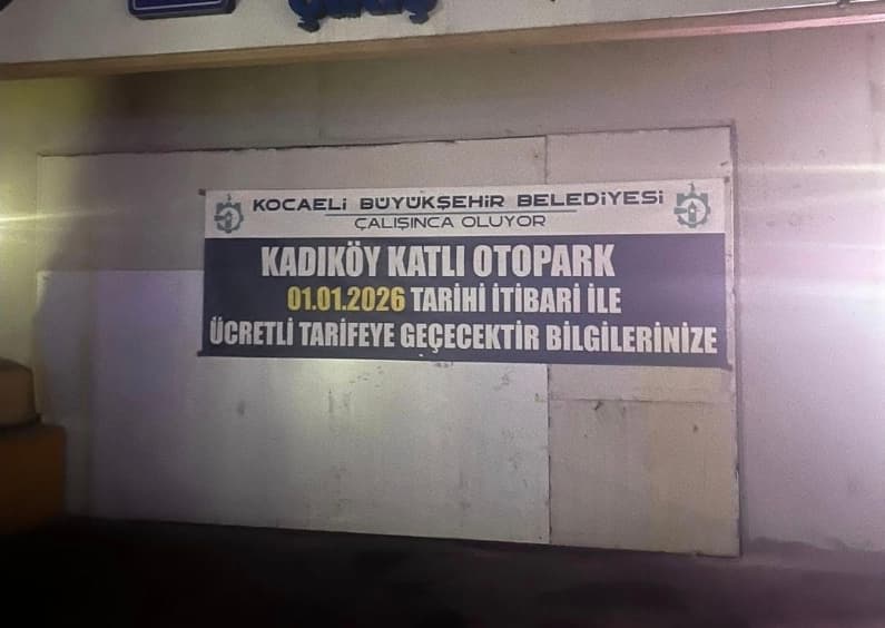 İzmit Kadıköy'deki Katlı Otopark Ücretli Oluyor!