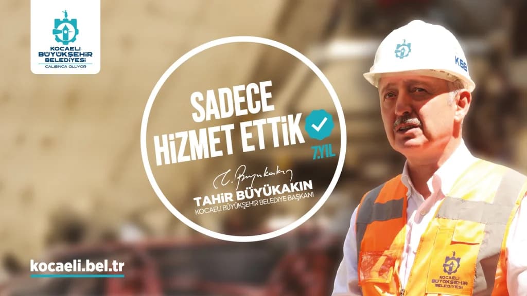 Başkan Büyükakın'dan 7. yıl mesajı: Hizmet ettik