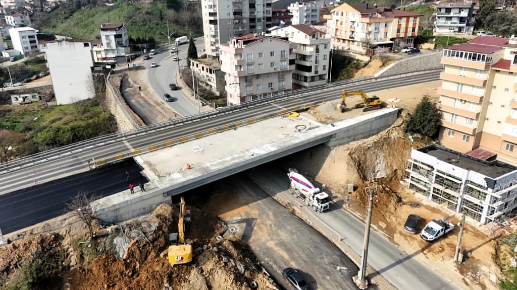 Darıca-Eskihisar trafiği köprülü kavşakla rahatlayacak