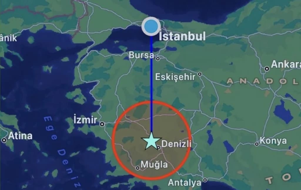 Denizli'de 5.1 büyüklüğünde deprem paniğe neden oldu!