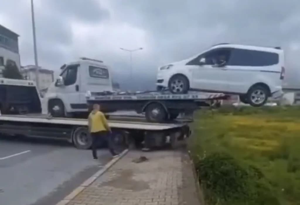 Gebze'de sıradışı kurtarma: Kaza kıl payı atlatıldı!