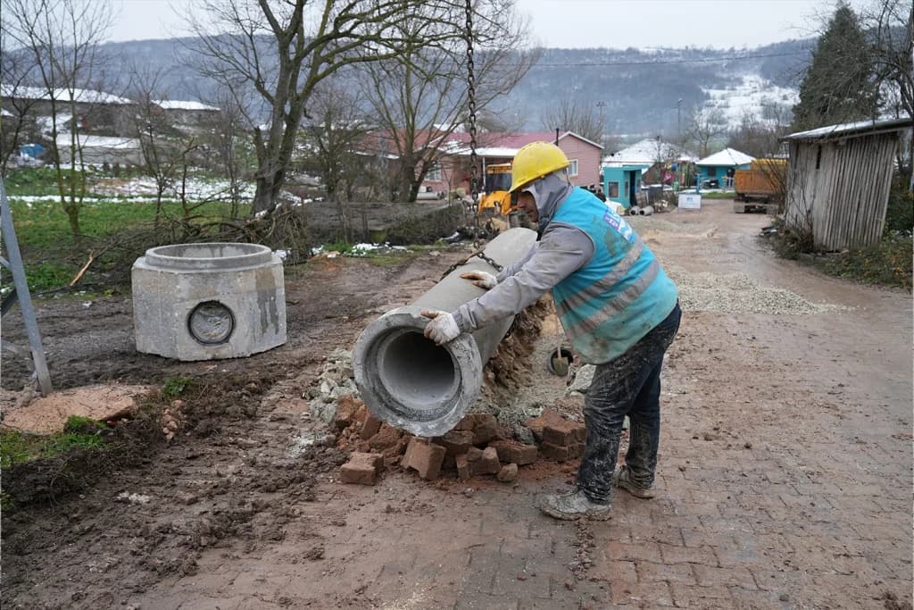 İSU, Gölcük ve İzmit kırsalında altyapıyı güçlendiriyor