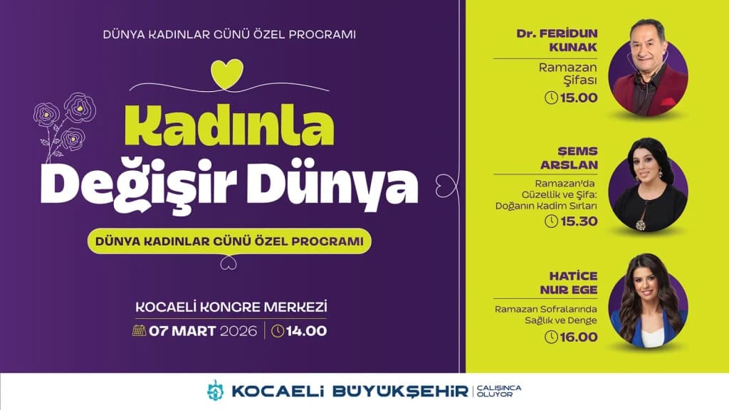 Kocaeli'de 8 Mart Dünya Kadınlar Günü kutlanacak