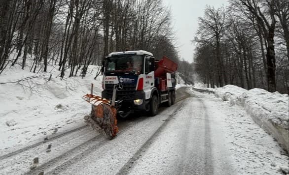 Kocaeli'de Nisan Ayı Öncesi Kar Sürprizi