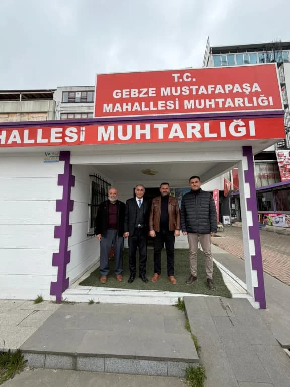 Saadet Partisi Gebze'den mahalle muhtarlarına ziyaret