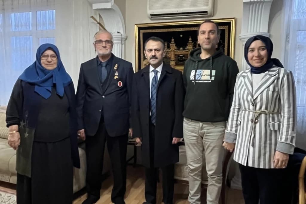 Vali Aktaş'tan Kıbrıs Gazisi Karamus'a Ziyaret